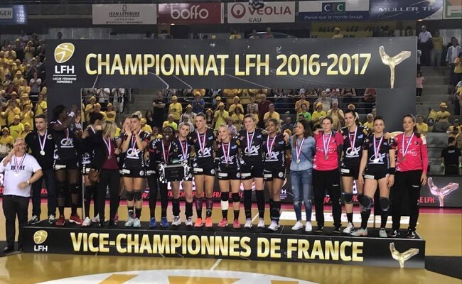 Brest Bretagne Handball vice champion 2017