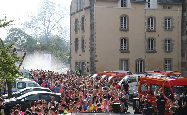 Rennes Urban Trail 2018 pompiers