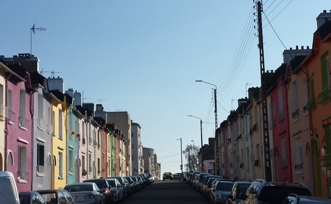 Les façades colorées à Brest