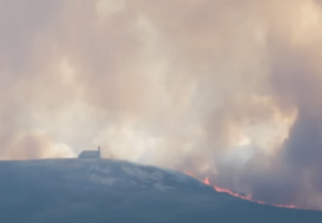 Incendie Mont Saint Michel de Braspart