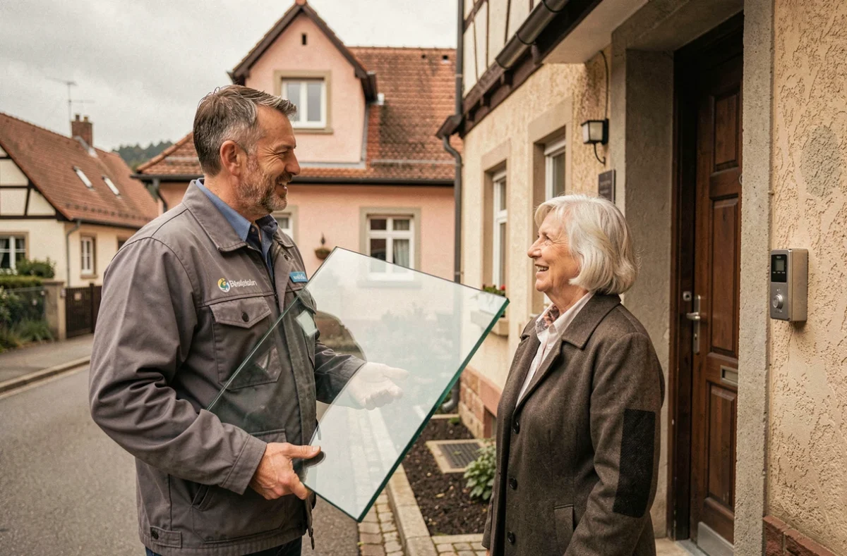 Vitrier de Haguenau Vitrerie en intervention chez une habitante du nord du Bas-Rhin